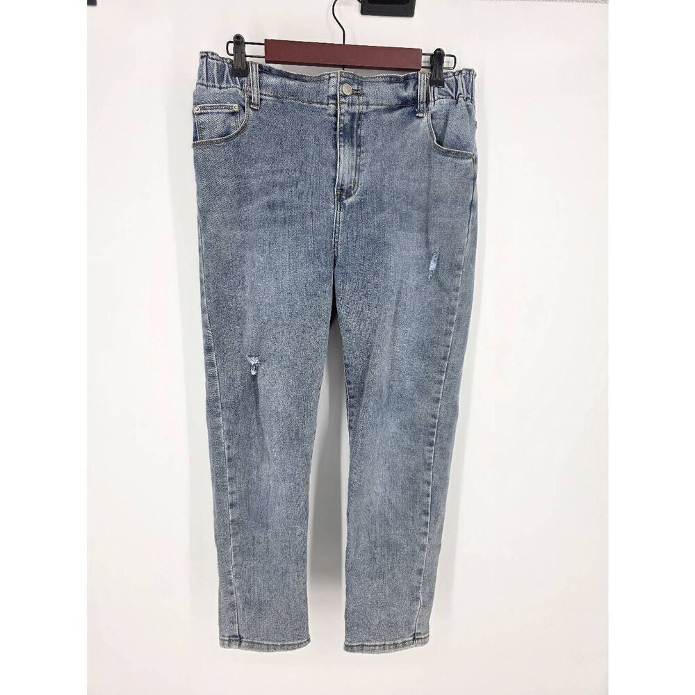 MO-BO‎ Women's Vintage paper bag waist Jeans Size XL